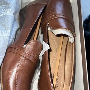 Brown Leather Loafers